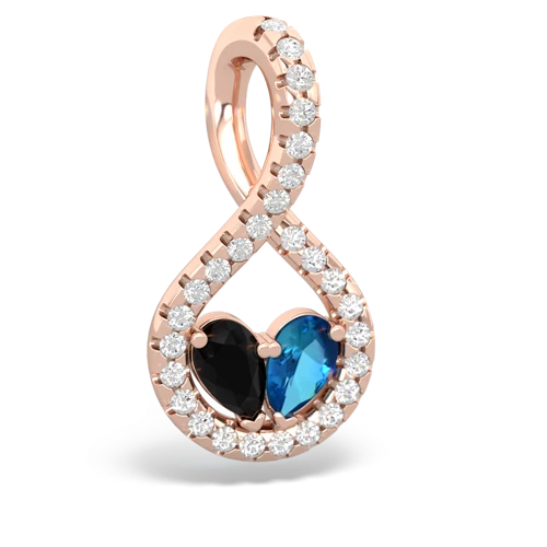 onyx-london topaz pave twist pendant