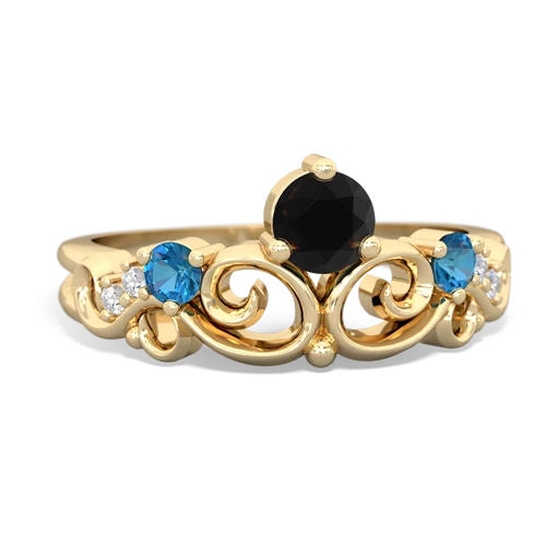 onyx-london topaz crown keepsake ring