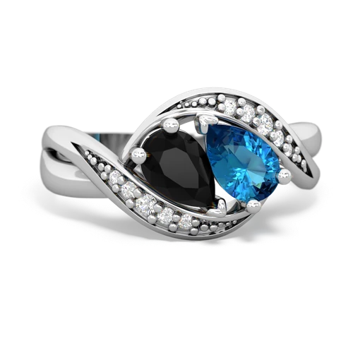 onyx-london topaz keepsake curls ring