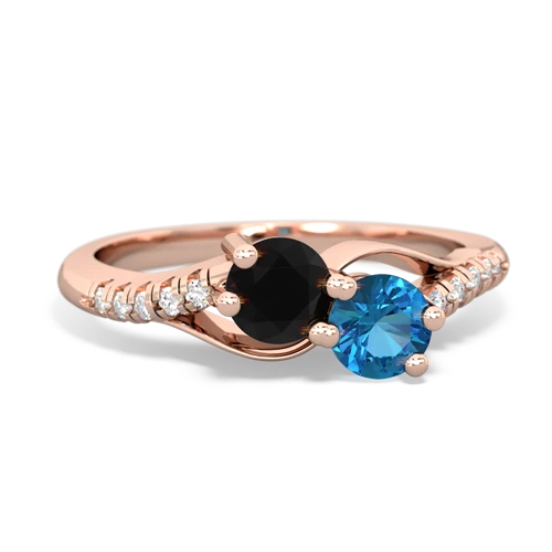 onyx-london topaz two stone infinity ring