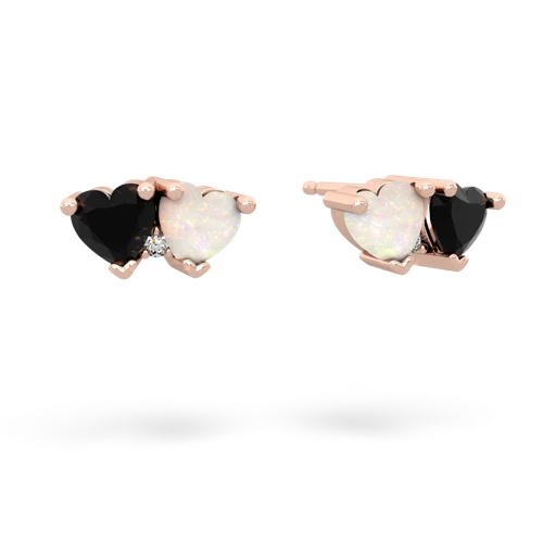 onyx-opal  earrings