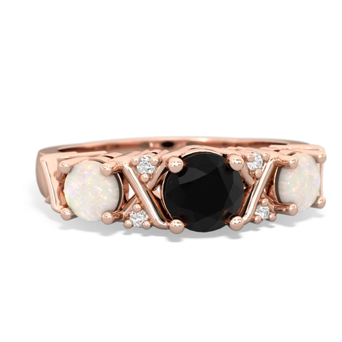 onyx-opal timeless ring