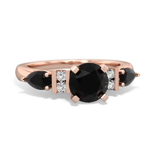 onyx engagement ring