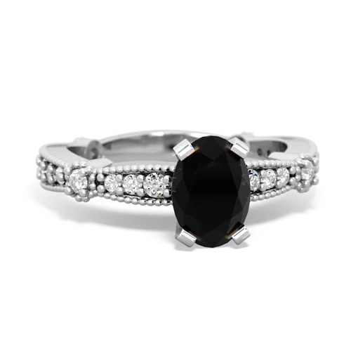 onyx engagement ring