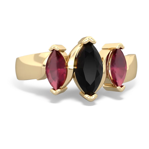 onyx-ruby keepsake ring