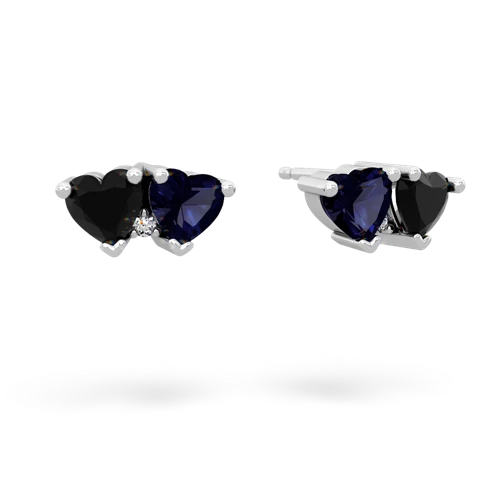 onyx-sapphire  earrings