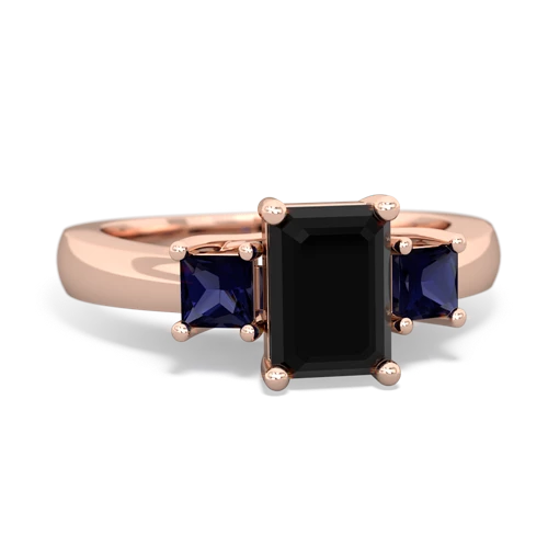 onyx-sapphire timeless ring