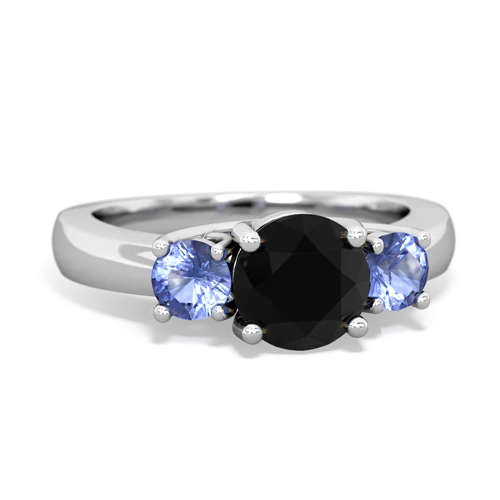 onyx-tanzanite timeless ring