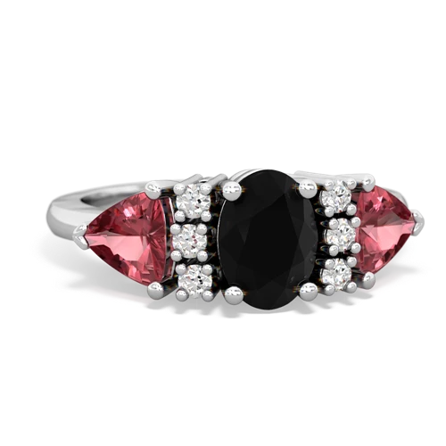 onyx-tourmaline timeless ring