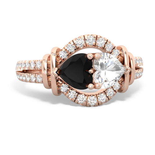 onyx-white topaz pave keepsake ring