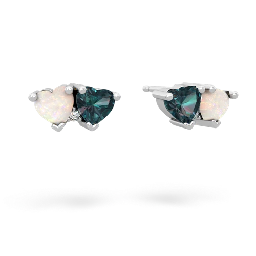 opal-alexandrite  earrings