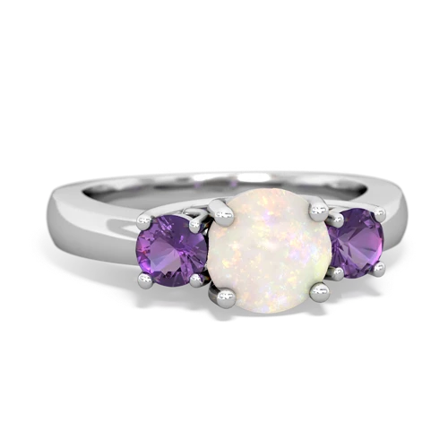 opal-amethyst timeless ring