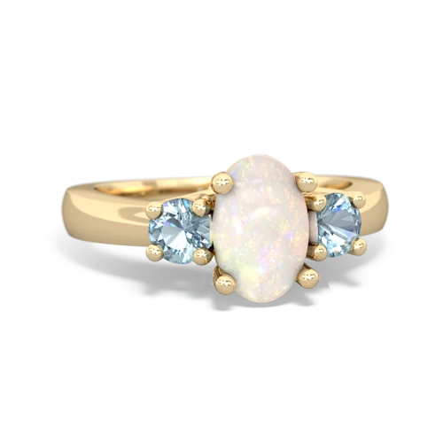 opal-aquamarine timeless ring