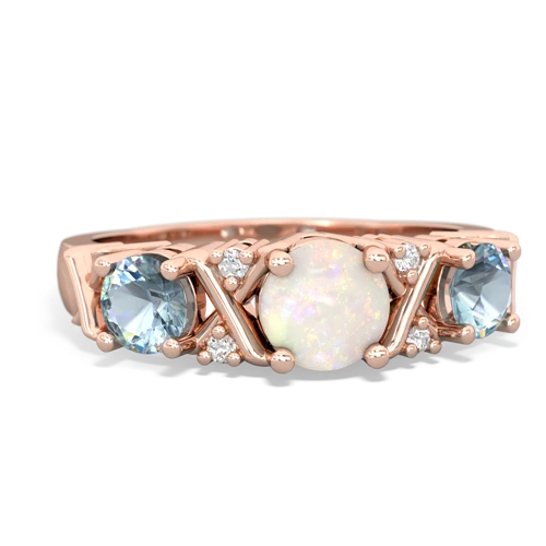 opal-aquamarine timeless ring