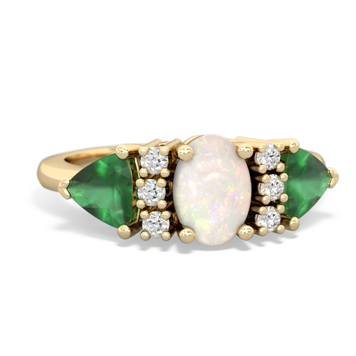 opal-emerald timeless ring