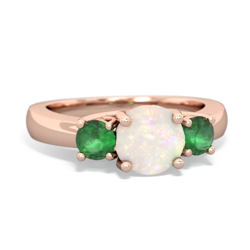 opal-emerald timeless ring