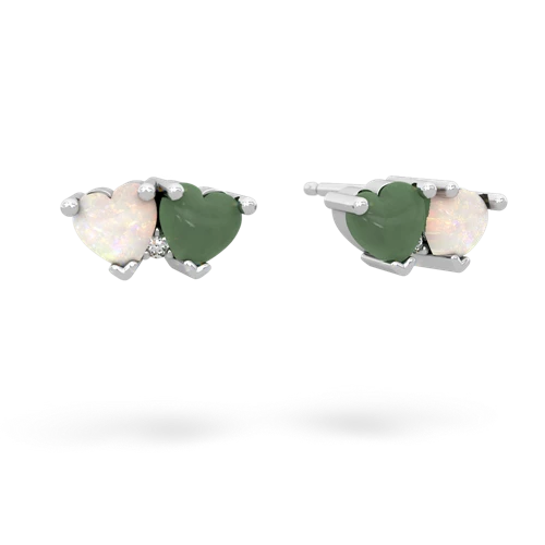 opal-jade  earrings