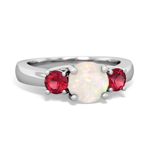 opal-lab ruby timeless ring