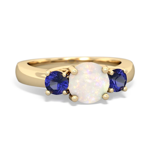 opal-lab sapphire timeless ring