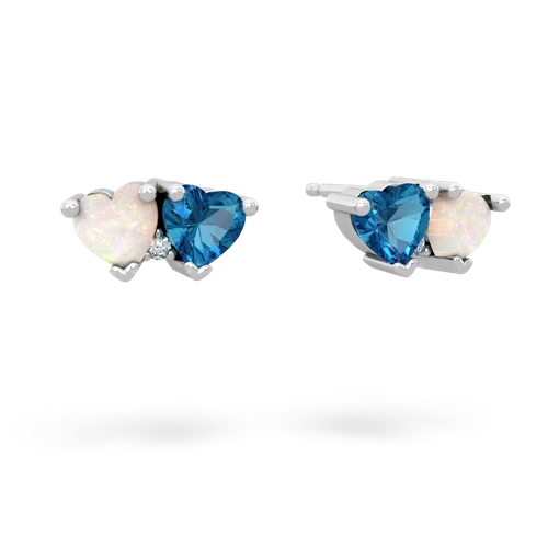 opal-london topaz  earrings