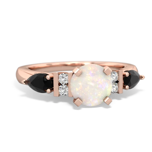 opal-onyx engagement ring