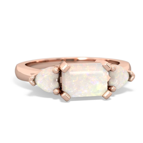 pink sapphire-jade timeless ring