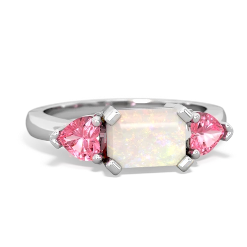 opal-pink sapphire timeless ring