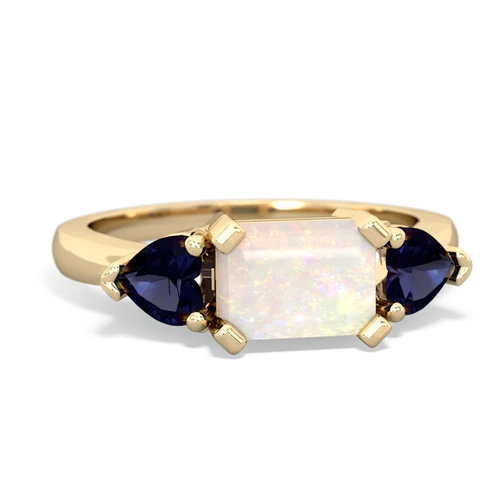 opal-sapphire timeless ring