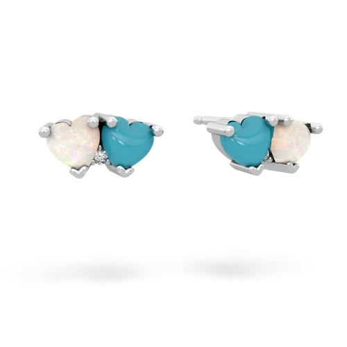 opal-turquoise  earrings