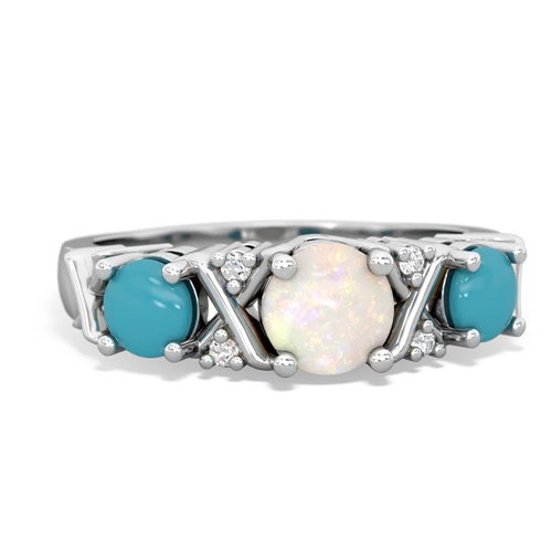 opal-turquoise timeless ring