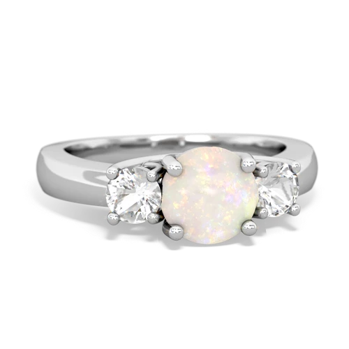 opal-white topaz timeless ring