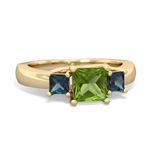 peridot-alexandrite timeless ring