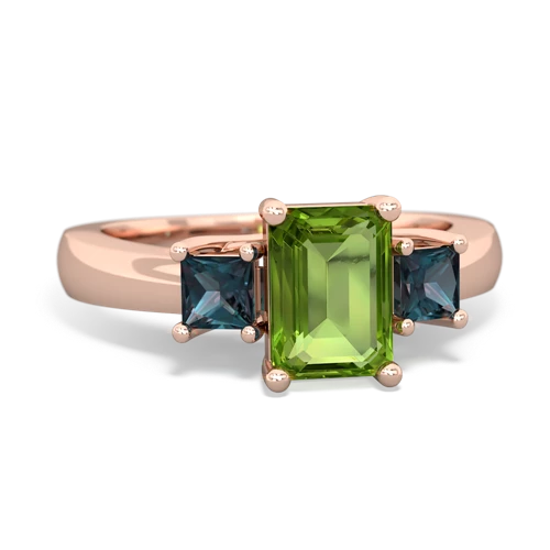 peridot-alexandrite timeless ring