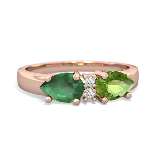 peridot-emerald timeless ring