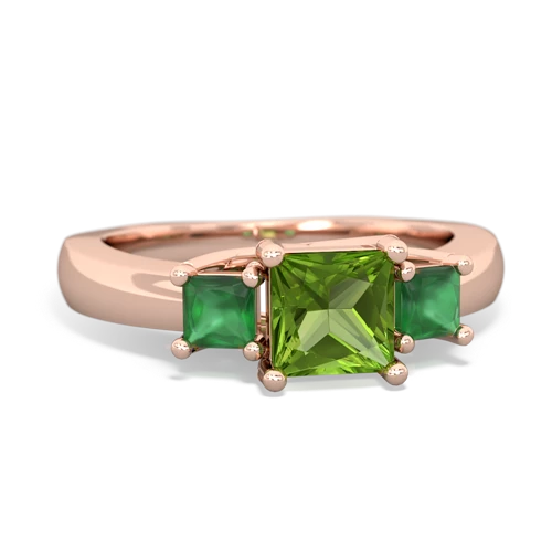 peridot-emerald timeless ring