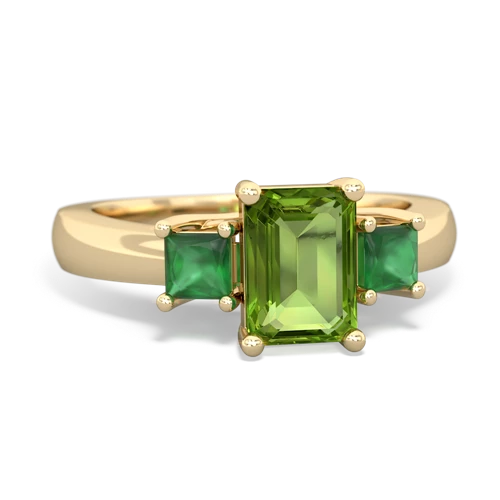 peridot-emerald timeless ring