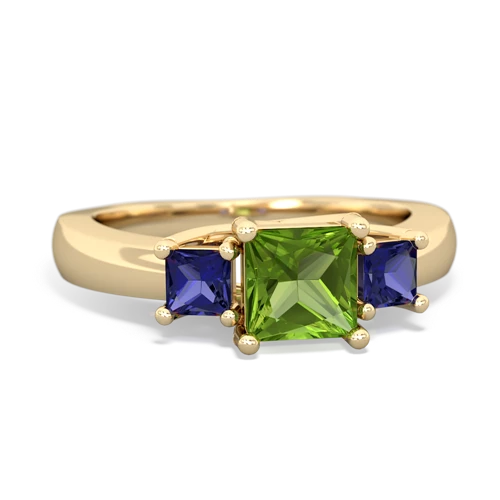 peridot-lab sapphire timeless ring