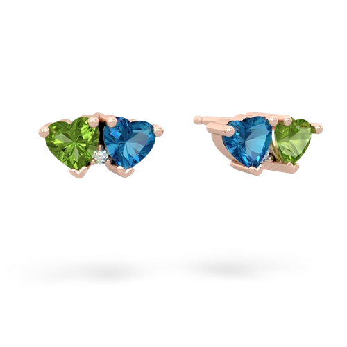 peridot-london topaz  earrings