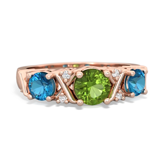 peridot-london topaz timeless ring