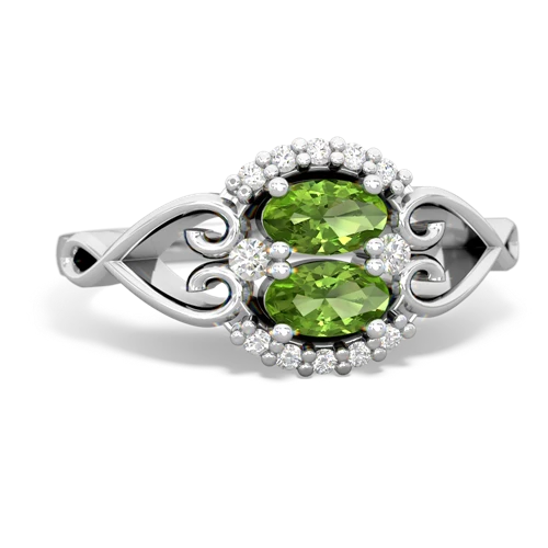 peridot antique keepsake ring