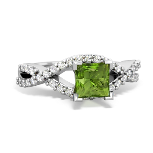 peridot engagement ring