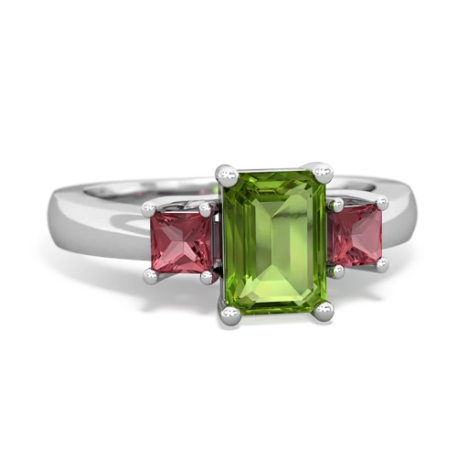 peridot-tourmaline timeless ring