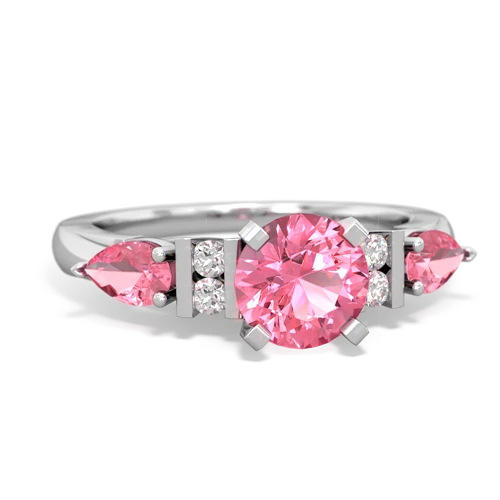 jade-pink sapphire engagement ring