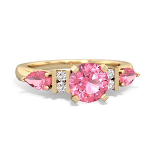 ruby-garnet engagement ring
