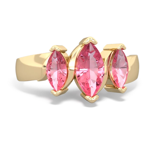 pink sapphire-amethyst keepsake ring