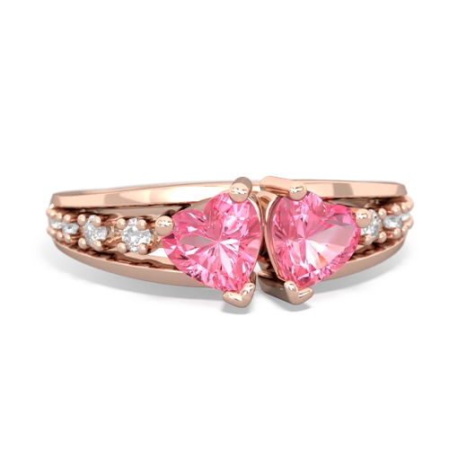 pink sapphire-pink sapphire modern ring