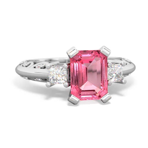 pink sapphire engagement ring