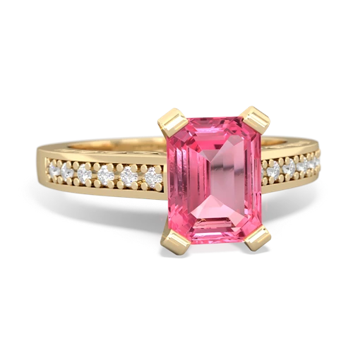 pink sapphire engagement ring