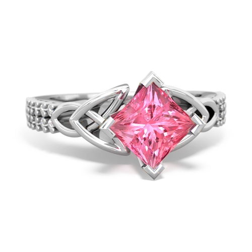 pink sapphire engagement ring