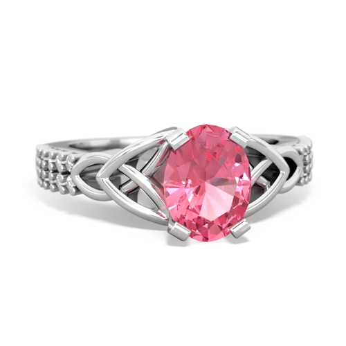 pink sapphire engagement ring